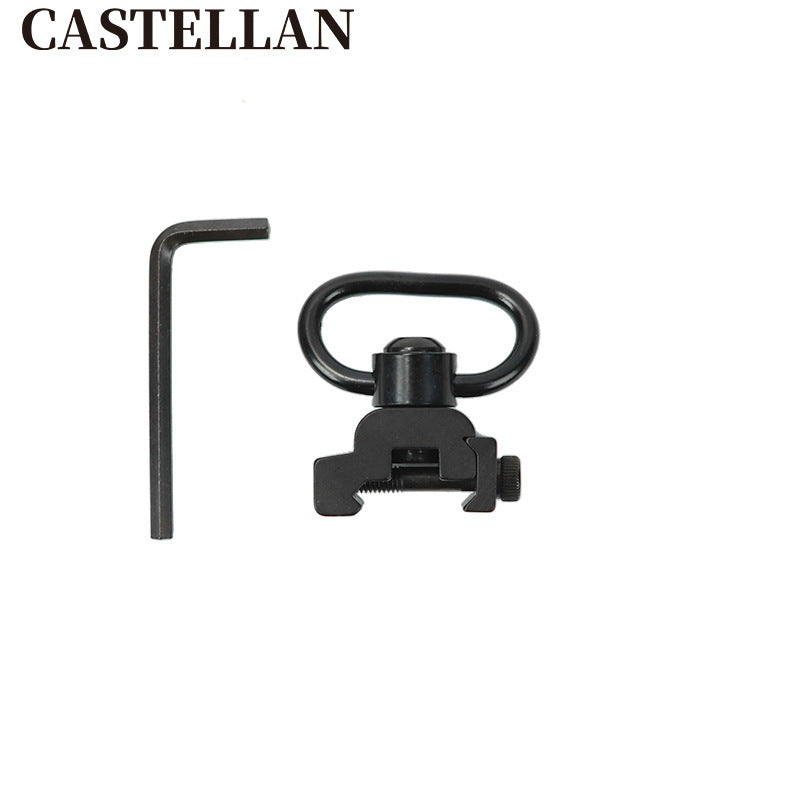 Sling Swivel Adapter for 20mm Picatinny Rail — Alloy Mount, Silent Operation, 2-Pack
