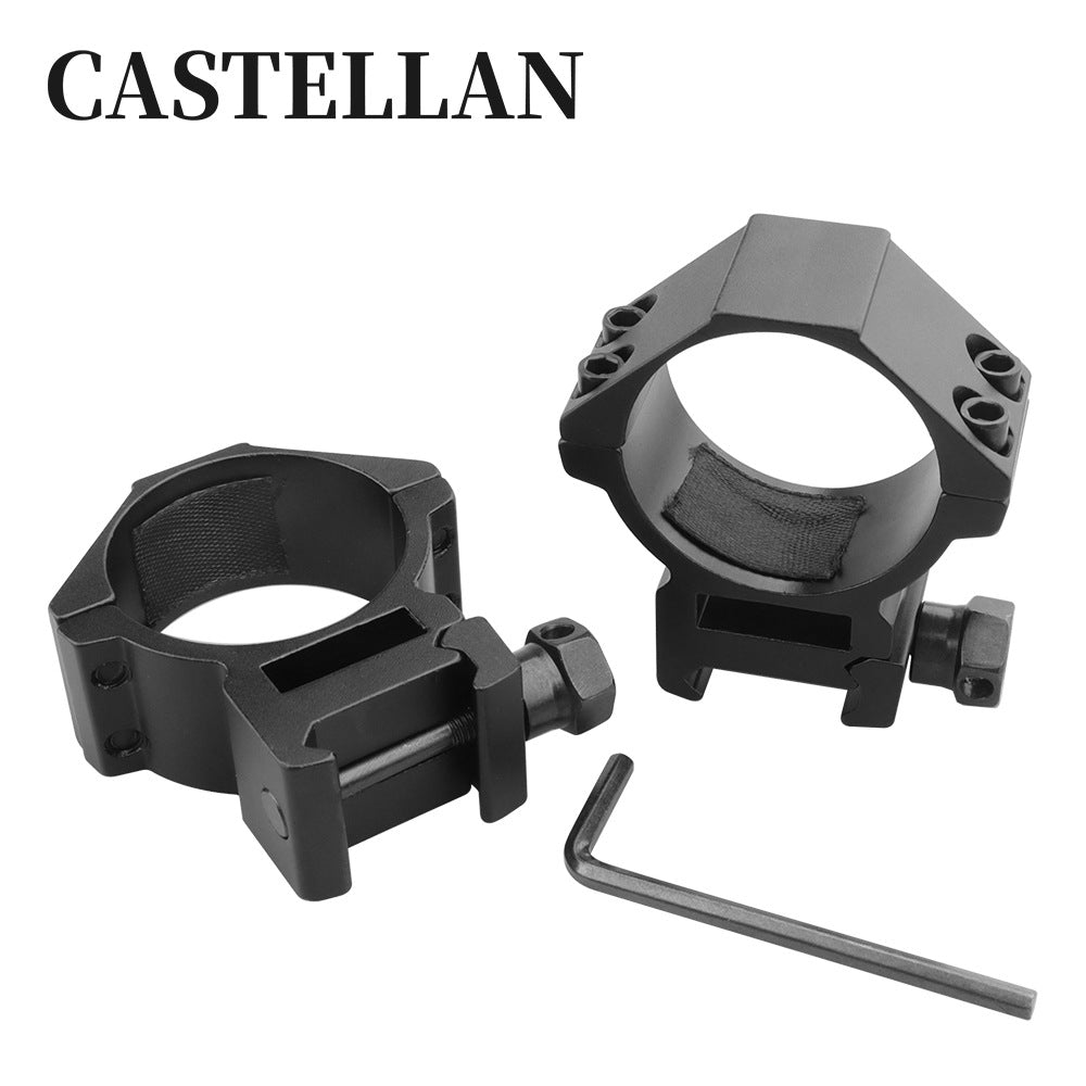 34/35mm Aluminum Scope Ring Mounts – 55mm High, Fits 21mm Picatinny/Weaver Rail