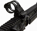 30mm 45-Degree Offset Flashlight Mount – Aluminum, Fits Picatinny/Weaver Rail