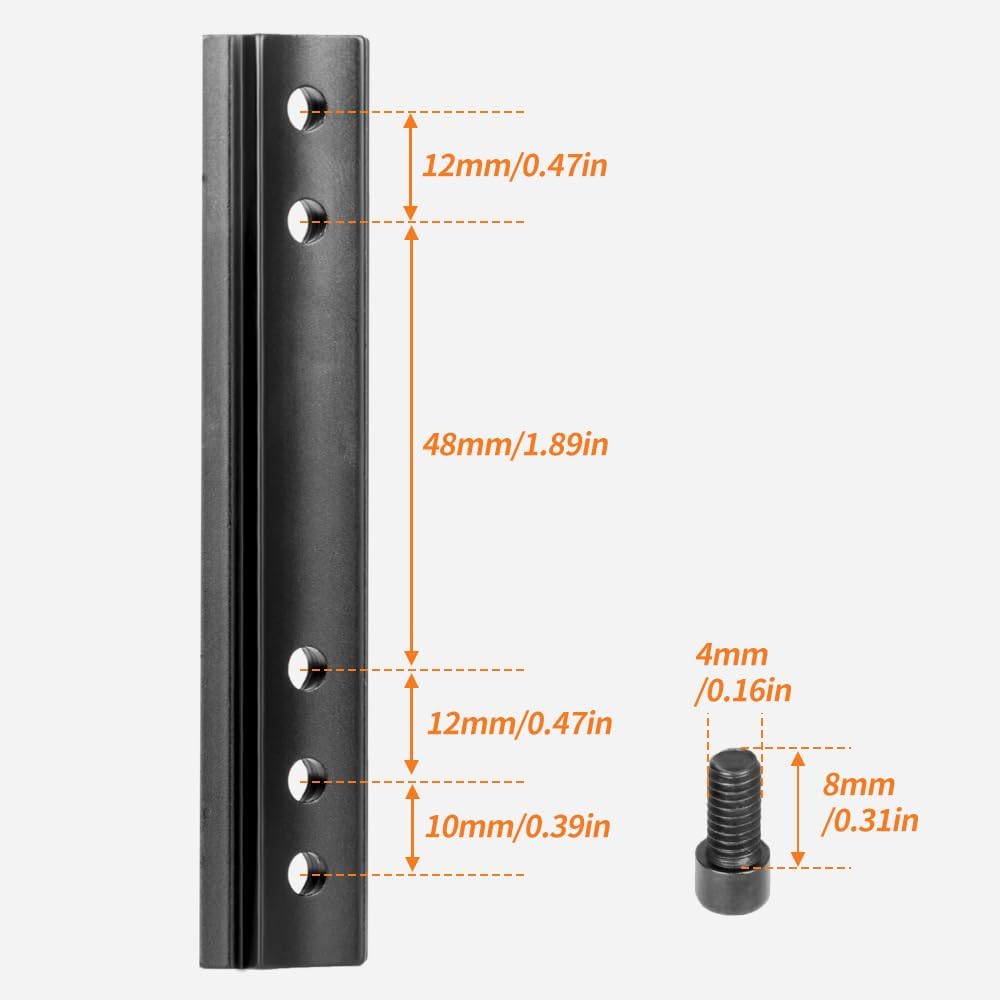 Curved Bottom Low Profile Top Rail Picatinny/Weaver Rail Mount Bases，for Red Dots Mounting Scopes Optics Scope (Black, Dovetail to Weaver Rail Converter)