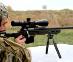 Tactical Durable Sturdy Portable Bipod Picatinny Quick Detach Head for Rifles with 6 Adjustable Heights for Shooting Hunting Accessories