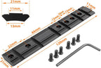Castellan 11mm/20mm Dovetail to Picatinny Rail Mount Adapter — Aluminum Alloy