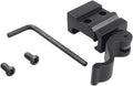 FRSF Quick Release Riser Mount, Aluminum, Black, 21mm Picatinny/Weaver Rail, Right Angle Adapter Base with Fast Detach Lever Lock