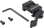 FRSF Quick Release Riser Mount, Aluminum, Black, 21mm Picatinny/Weaver Rail, Right Angle Adapter Base with Fast Detach Lever Lock