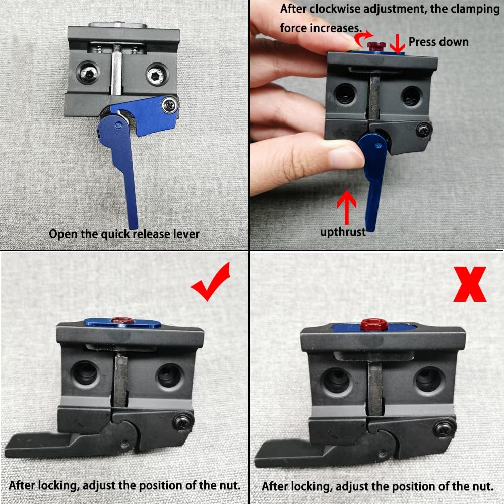 Castellan 0.5" Quick-Release Picatinny Riser Mount — Aircraft Aluminum