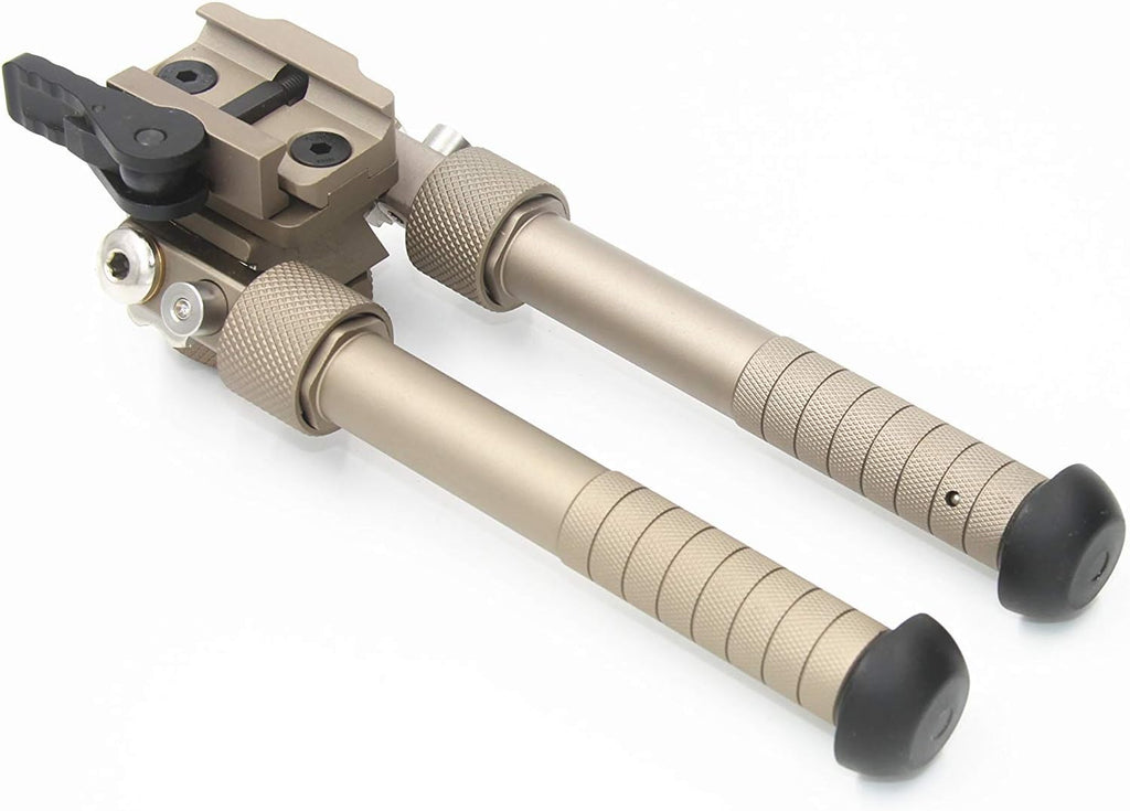 Tactical Bipod, 6.5-9 Inches Picatinny Bipod with CNC QD Lever Mount, Lightweight and Stable Design, Adjustable Bipod 360 Degree Rotation,with ADM Joystick