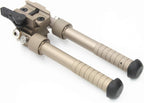 Tactical Bipod, 6.5-9 Inches Picatinny Bipod with CNC QD Lever Mount, Lightweight and Stable Design, Adjustable Bipod 360 Degree Rotation,with ADM Joystick