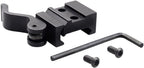FRSF Quick Release Riser Mount, Aluminum, Black, 21mm Picatinny/Weaver Rail, Right Angle Adapter Base with Fast Detach Lever Lock