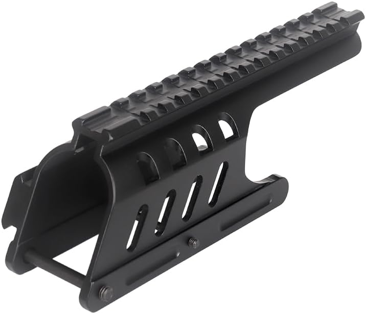 Remington 870 & 870 DM Saddle Scope Mount – 14-Slot 6" Picatinny Rail, Skeleton Aluminum for 12 Gauge