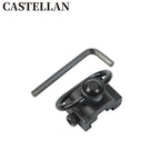 Sling Swivel Adapter for 20mm Picatinny Rail — Alloy Mount, Silent Operation, 2-Pack