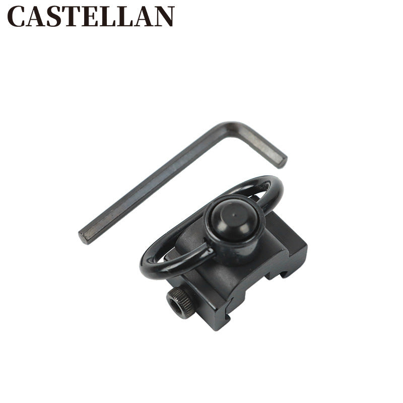 Sling Swivel Adapter for 20mm Picatinny Rail — Alloy Mount, Silent Operation, 2-Pack