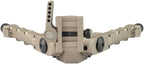 QD Bipod Gold 7 inch - 8.5 inches Extension Flat Adjustable Stable for 20mm Rail 1913 Picatinny Tactical