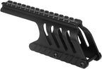 Saddle Scope Mount for Remington 870 & 870 DM 12 Gauge Pump Shotgun, Lightweight Skeleton Side Wall Weight Reduction Optic Base with Picatinny Rail