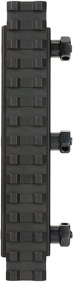 Picatinny Riser 1 inch Rail Riser Mount 5.7 inches Length Black