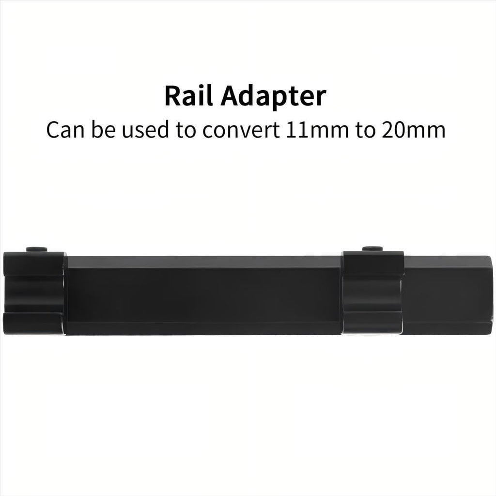Castellan 11mm Dovetail to 20mm Picatinny Rail Adapter — Aircraft Aluminum