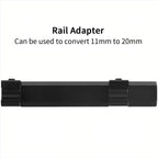 Castellan 11mm Dovetail to 20mm Picatinny Rail Adapter — Aircraft Aluminum