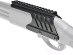 Saddle Scope Mount for Remington 870 & 870 DM 12 Gauge Pump Shotgun, Lightweight Skeleton Side Wall Weight Reduction Optic Base with Picatinny Rail