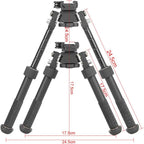 Rifle Bipod for Picatinny Rail 7-10 inch | Quick Release Mount, Hunting Bipod Accessories, Adjustable Legs