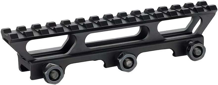 Picatinny Riser 1 inch Rail Riser Mount 5.7 inches Length Black