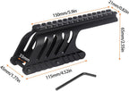 Saddle Scope Mount for Remington 870 & 870 DM 12 Gauge Pump Shotgun, Lightweight Skeleton Side Wall Weight Reduction Optic Base with Picatinny Rail