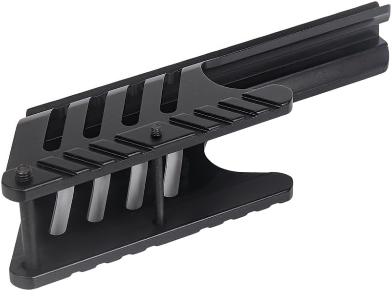 Saddle Scope Mount for Remington 870 & 870 DM 12 Gauge Pump Shotgun, Lightweight Skeleton Side Wall Weight Reduction Optic Base with Picatinny Rail
