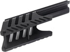Saddle Scope Mount for Remington 870 & 870 DM 12 Gauge Pump Shotgun, Lightweight Skeleton Side Wall Weight Reduction Optic Base with Picatinny Rail