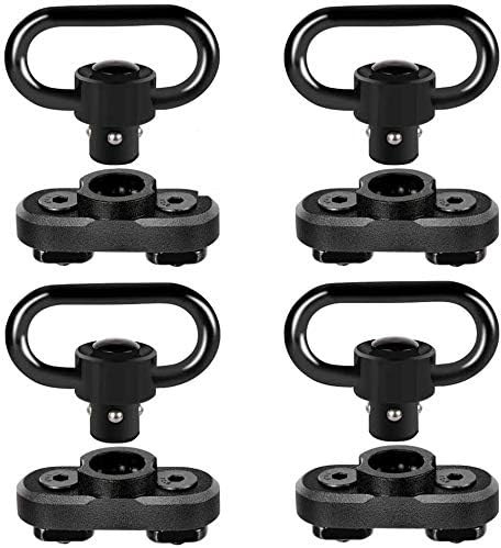 1.25" QD Sling Swivel Mount — M-LOK Quick-Detach Push-Button Attachment