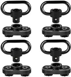 1.25" QD Sling Swivel Mount — M-LOK Quick-Detach Push-Button Attachment