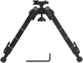 Tactical V9 Bipod, Height Adjustable Aluminum Alloy Foldable Bipod for Hunting (Black, V9)
