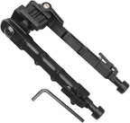 Tactical V9 Bipod, Height Adjustable Aluminum Alloy Foldable Bipod for Hunting (Black, V9)