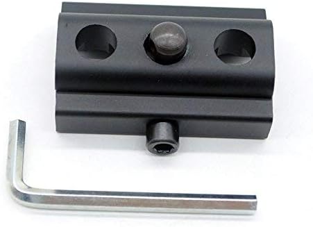 Bipod Sling Stud Adapter — 20mm Picatinny & Weaver Rail Mount (3-Hole)