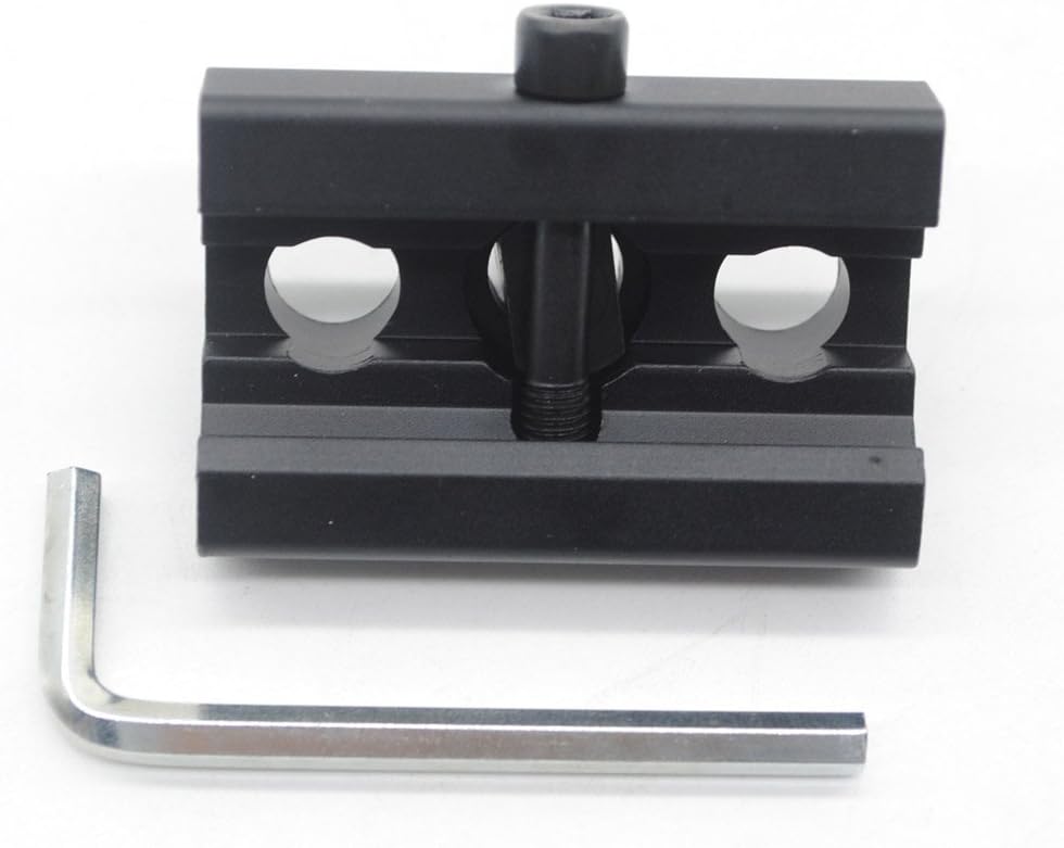 Bipod Sling Stud Adapter — 20mm Picatinny & Weaver Rail Mount (3-Hole)