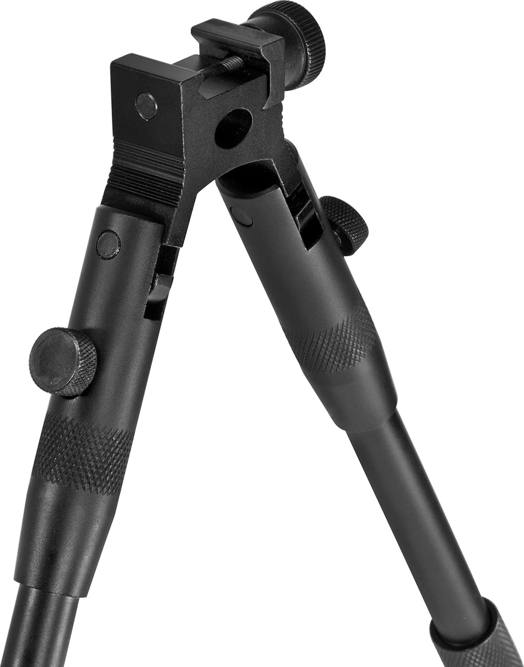 High Profile Adjustable Bipod 8 to 10 Inch with Foldable Legs for Picatinny Rail or Swivel Stud Mount