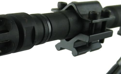 20mm Barrel Rail Mount Tube Adapter, Rifle Gun Laser Flashlight Barrel Clamp, Scope Mount with Barrel Adapter