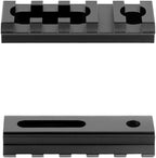 Aluminum Adjustable Pitch Slotted Made Picatinny Rail with 2 T-Nuts & Screws 2 Wrench for Mlok Compatible