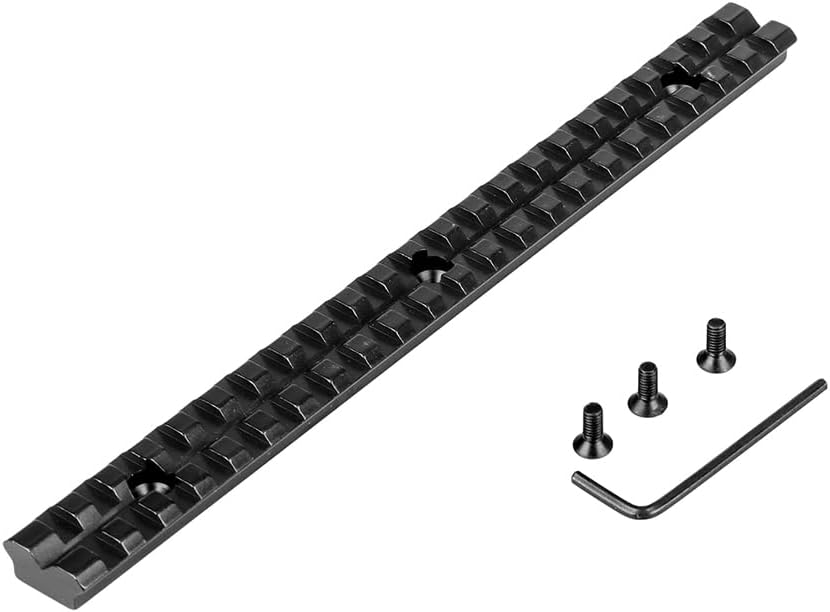 25 Slots and 257mm Length 20mm Mount Picatinny Rail of Aluminum Alloy for Hunting Scope and Flashlight Mount