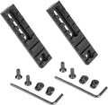 Aluminum Adjustable Pitch Slotted Made Picatinny Rail with 2 T-Nuts & Screws 2 Wrench for Mlok Compatible