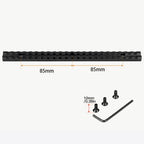25 Slots and 257mm Length 20mm Mount Picatinny Rail of Aluminum Alloy for Hunting Scope and Flashlight Mount