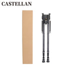 27 Inch Bipod, Metal Spring Telescopic Folding Camera Tripod, 3-Hole Adapter Included, Adjustable 16.9 to 28.7 Inches for Shooting and Hunting, Black