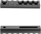 Aluminum Adjustable Pitch Slotted Made Picatinny Rail with 2 T-Nuts & Screws 2 Wrench for Mlok Compatible