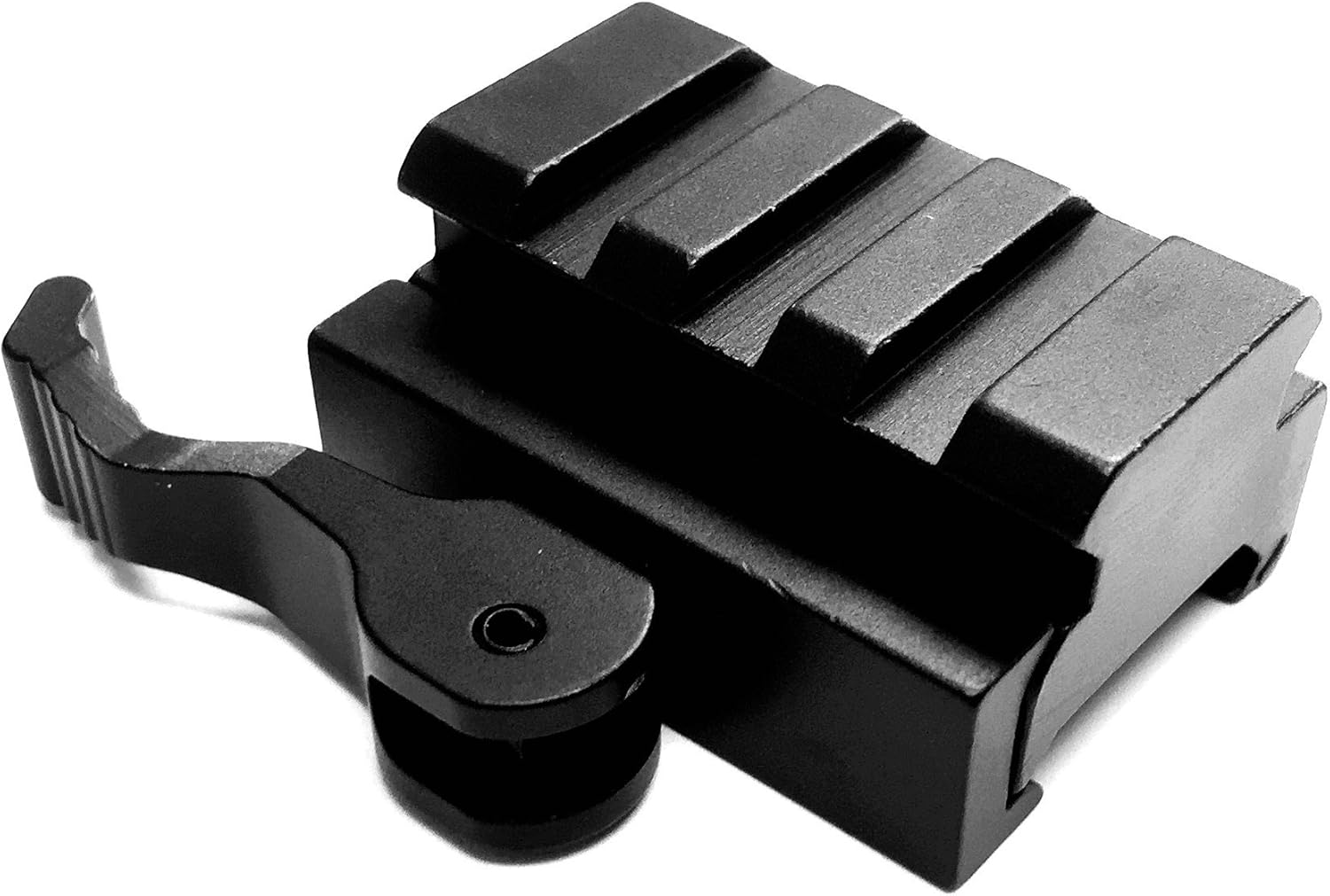 Castellan Universal QD Lever-Lock Riser — 3-Slot Picatinny, 15mm Saddle Height