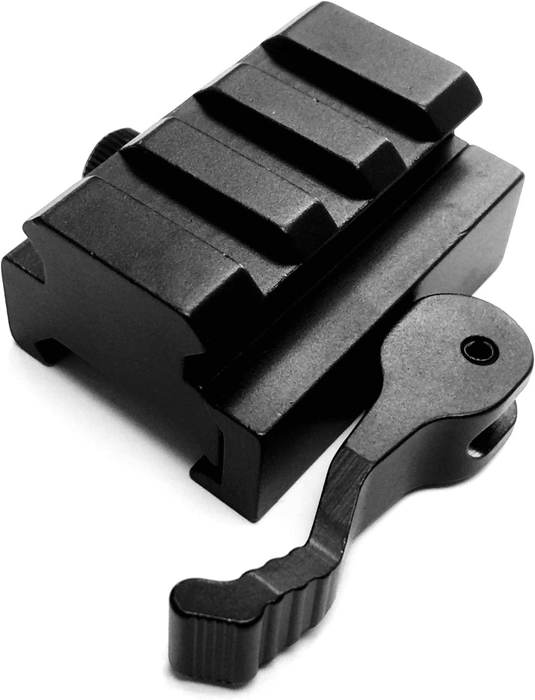 Castellan Universal QD Lever-Lock Riser — 3-Slot Picatinny, 15mm Saddle Height