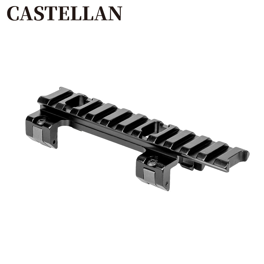 Pistol Picatinny Rail Mount Combo — Top & Bottom Rail with Micro Red Dot Sight (Set of 2)