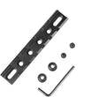 FRSF 6 Slots 20mm M-Lock Rail Mount, Scope Flashlight Laser Base Mount, Flat Bottom Aluminum Rail