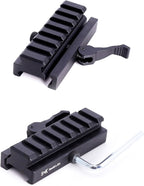 Castellan 7-Slot Quick-Release Picatinny Riser Mount Adapter — Aircraft Aluminum