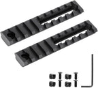 Aluminum Adjustable Pitch Slotted Made Picatinny Rail with 2 T-Nuts & Screws 2 Wrench for Mlok Compatible