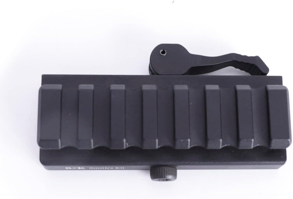 Castellan 7-Slot Quick-Release Picatinny Riser Mount Adapter — Aircraft Aluminum