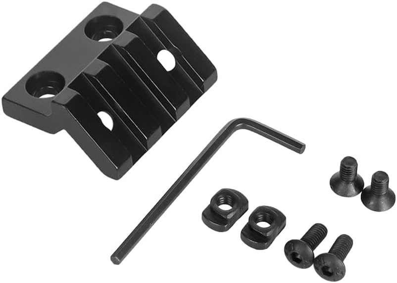 FRSF 45 Degree Offset Rail Mount for M-Rails, 3 Slots 5 Slots Offset Light/Optic Picatinny Rail Mount fit for M-Rails