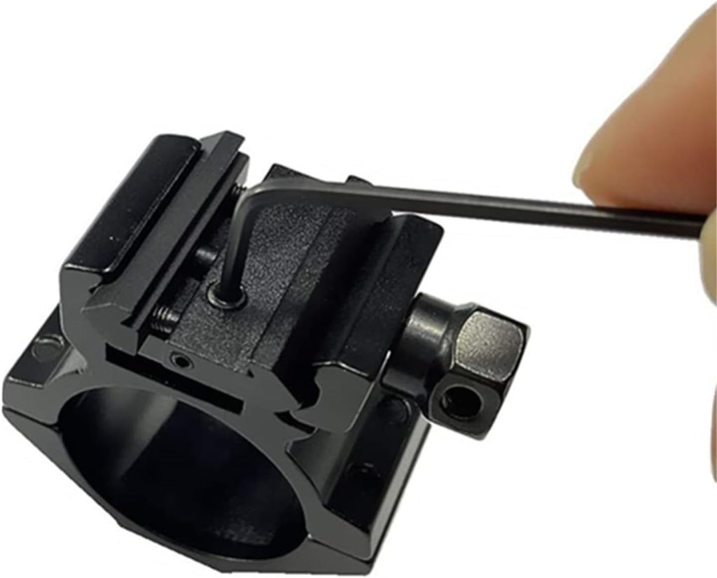 2pcs 11mm Dovetail to 20mm Picatinny Weaver Low Profile Snap-in Rail Adaptor for Rifle Scope
