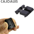 2pcs 11mm Dovetail to 20mm Picatinny Weaver Low Profile Snap-in Rail Adaptor for Rifle Scope